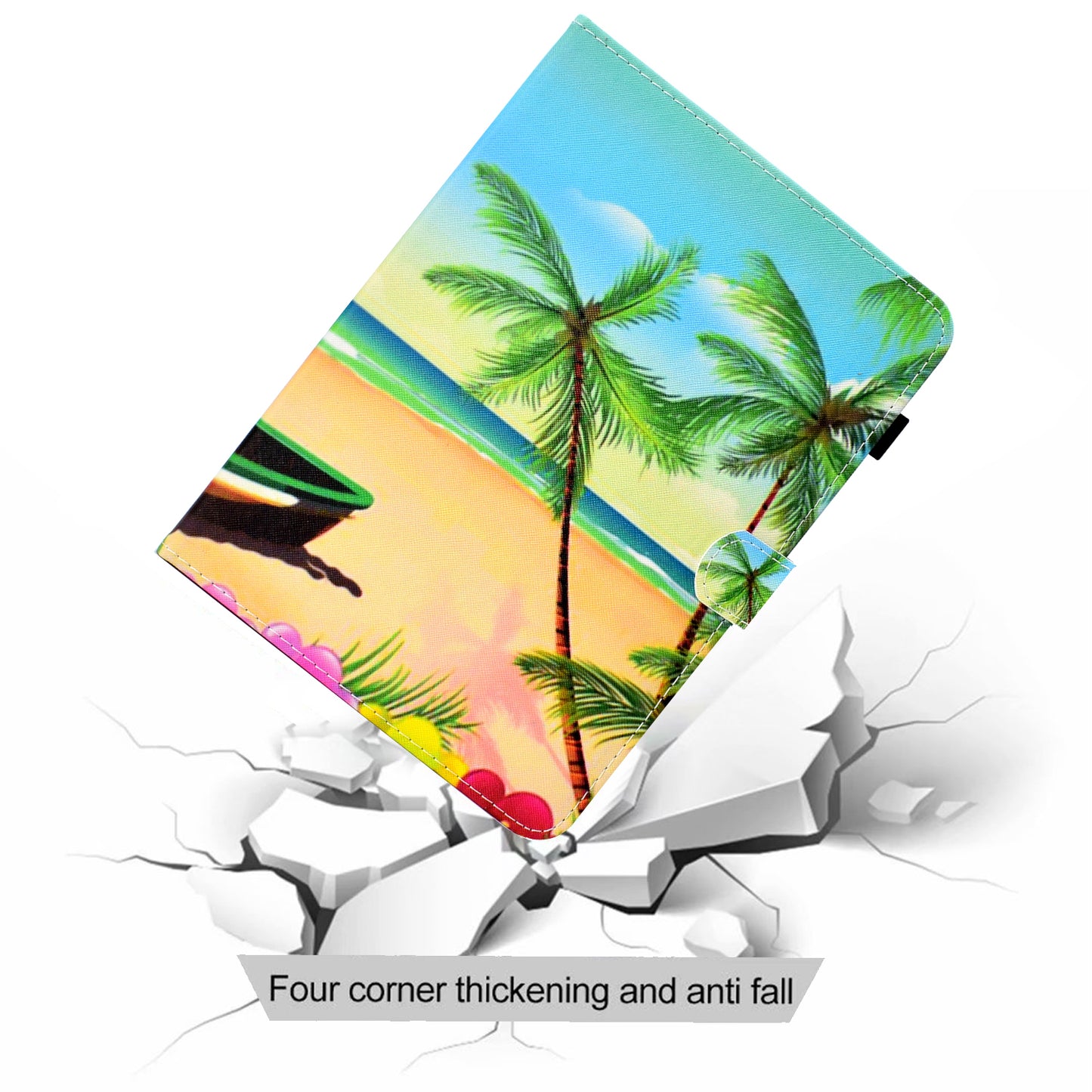 For Huawei MatePad SE 10.4-inch Stand Tablet Case Stitching Leather Pattern with Card Slots