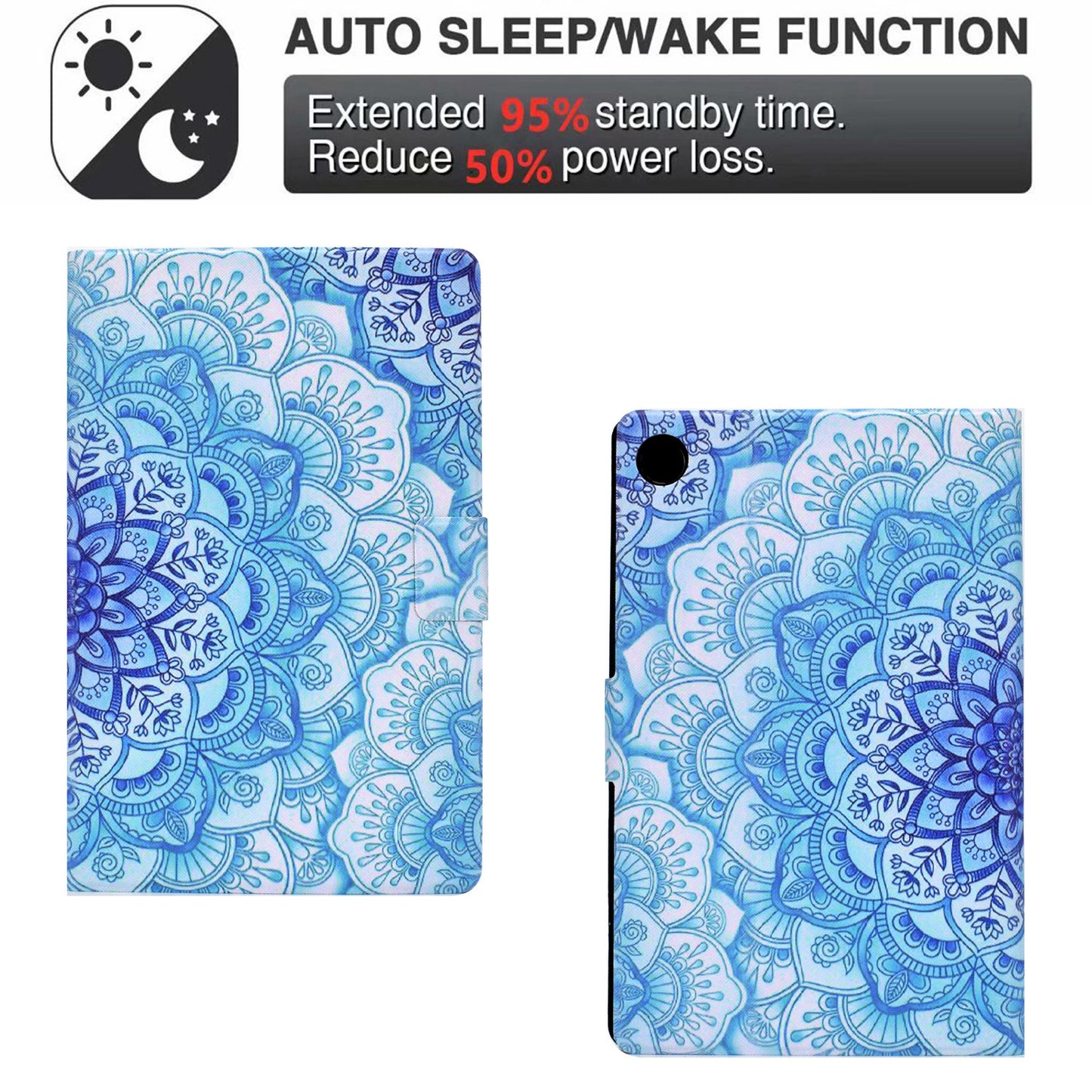 For Huawei MatePad SE 10.4-inch Stand Tablet Leather Case Pattern Printing Card Slot Tablet Cover