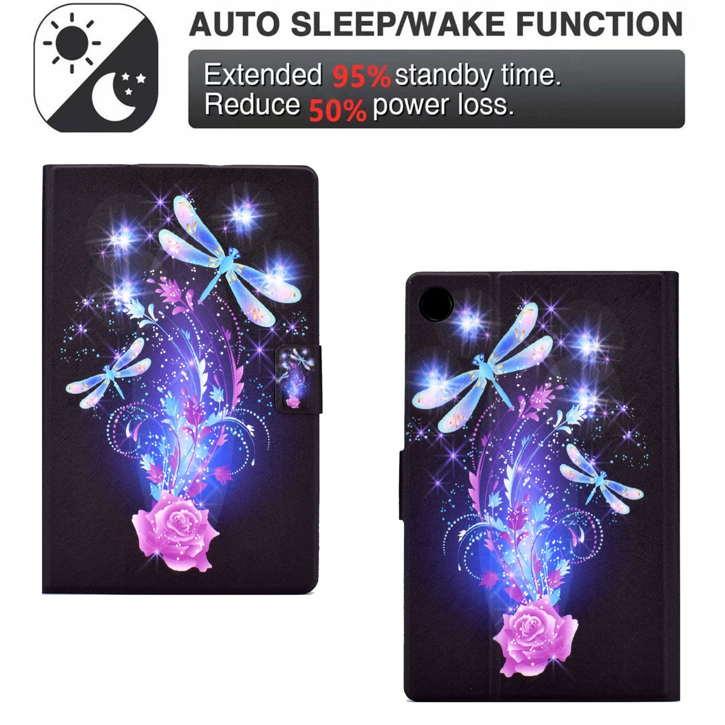 For Huawei MatePad SE 10.4-inch Stand Tablet Leather Case Pattern Printing Card Slot Tablet Cover