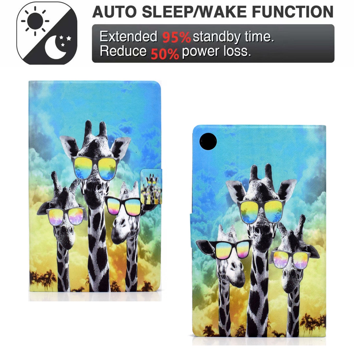 For Huawei MatePad SE 10.4-inch Stand Tablet Leather Case Pattern Printing Card Slot Tablet Cover