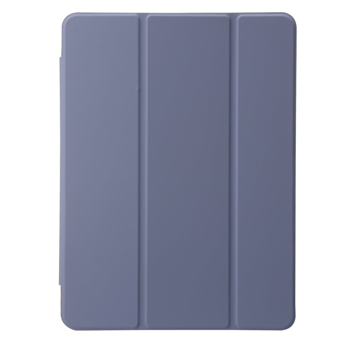 For iPad 10.2 (2021) / (2020) / (2019) Tri-fold Stand Tablet Case PU Leather Transparent Acrylic Tablet Cover