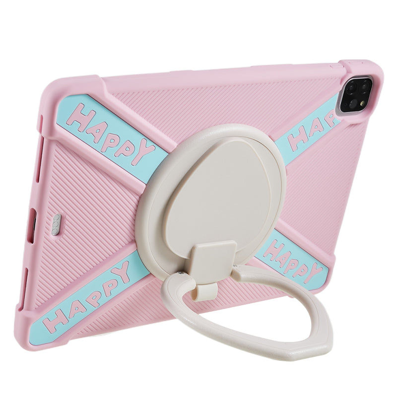 For iPad Pro 11 (2022) / (2021) / (2020) / (2018) 360 Degree Rotary Kickstand Tablet Case PC+Silicone Cover
