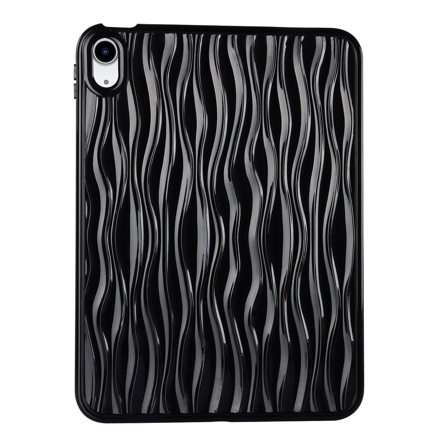 For iPad 10.9 (2022) Wave Texture Shockproof Cover Soft TPU Tablet Protective Case