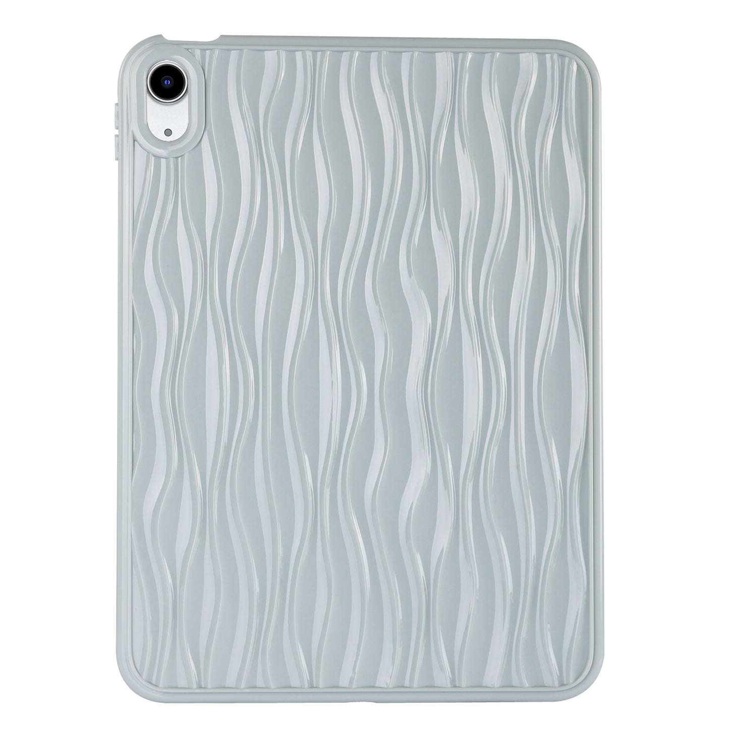 For iPad 10.9 (2022) Wave Texture Shockproof Cover Soft TPU Tablet Protective Case