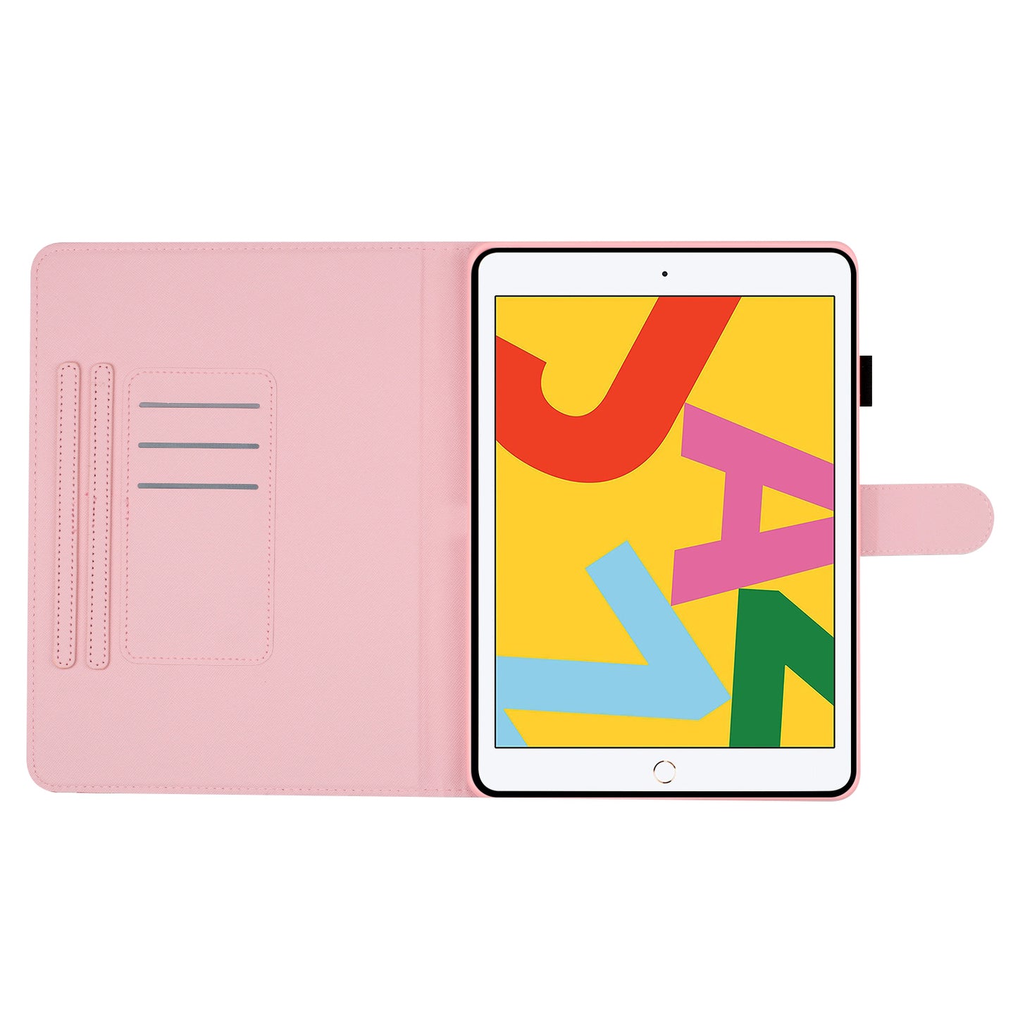 For iPad 10.2 (2021) / (2019) / (2020) / iPad Pro 10.5-inch (2017) PU Leather Case Dot Printing Anti-Drop Tablet Cover