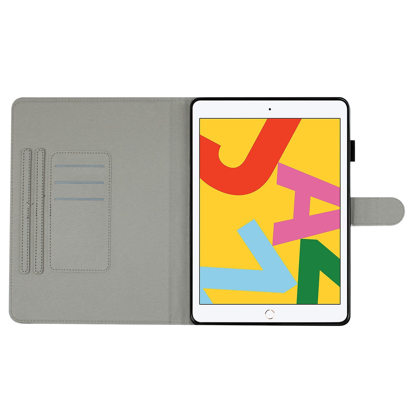 For iPad 10.2 (2021) / (2019) / (2020) / iPad Pro 10.5-inch (2017) PU Leather Case Dot Printing Anti-Drop Tablet Cover
