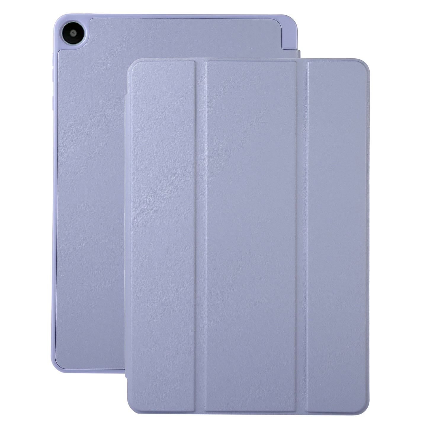 For Huawei MatePad SE 10.4-inch Solid Color PU Leather Tablet Cover Tri-Fold Stand Anti-drop Case with Pencil Slot