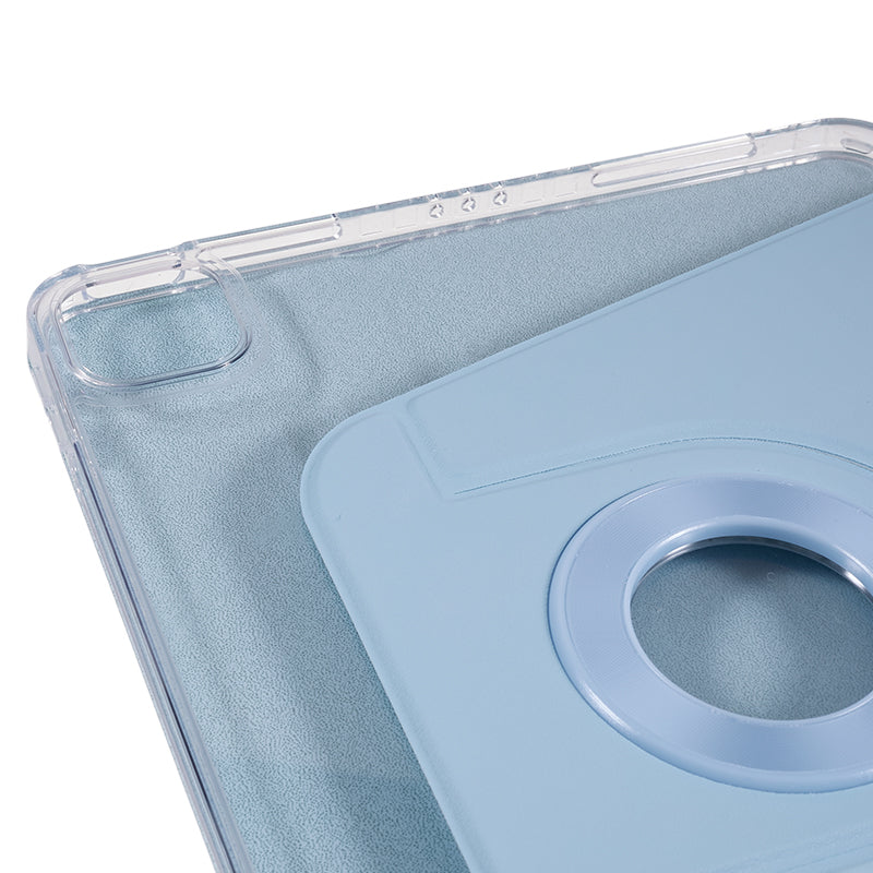 For iPad Pro 11-inch (2018) / (2020) / (2021) / (2022) / Air (2020) / (2022) Tablet Cover Rotating Stand Magnetic Detachable PU Leather Case