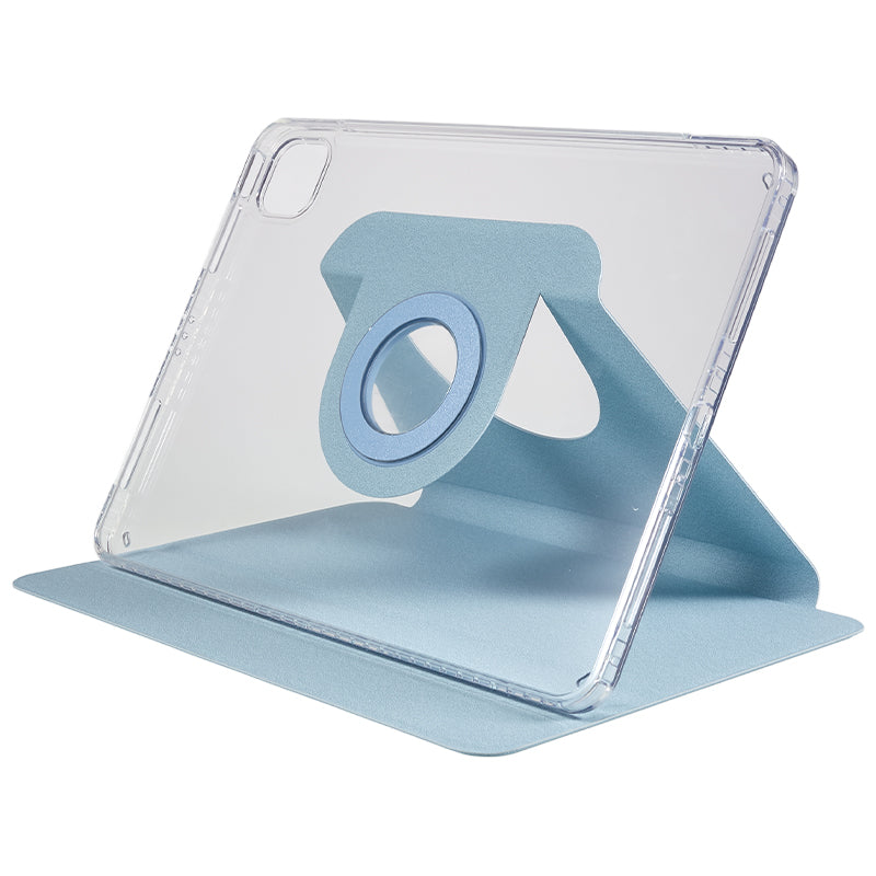 For iPad Pro 11-inch (2018) / (2020) / (2021) / (2022) / Air (2020) / (2022) Tablet Cover Rotating Stand Magnetic Detachable PU Leather Case
