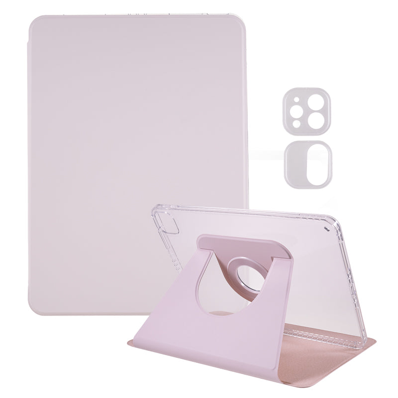 For iPad Pro 11-inch (2018) / (2020) / (2021) / (2022) / Air (2020) / (2022) Tablet Cover Rotating Stand Magnetic Detachable PU Leather Case