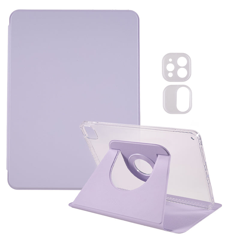 For iPad Pro 11-inch (2018) / (2020) / (2021) / (2022) / Air (2020) / (2022) Tablet Cover Rotating Stand Magnetic Detachable PU Leather Case