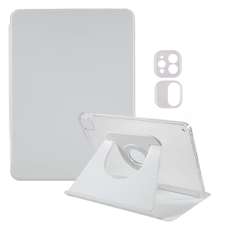 For iPad Pro 11-inch (2018) / (2020) / (2021) / (2022) / Air (2020) / (2022) Tablet Cover Rotating Stand Magnetic Detachable PU Leather Case