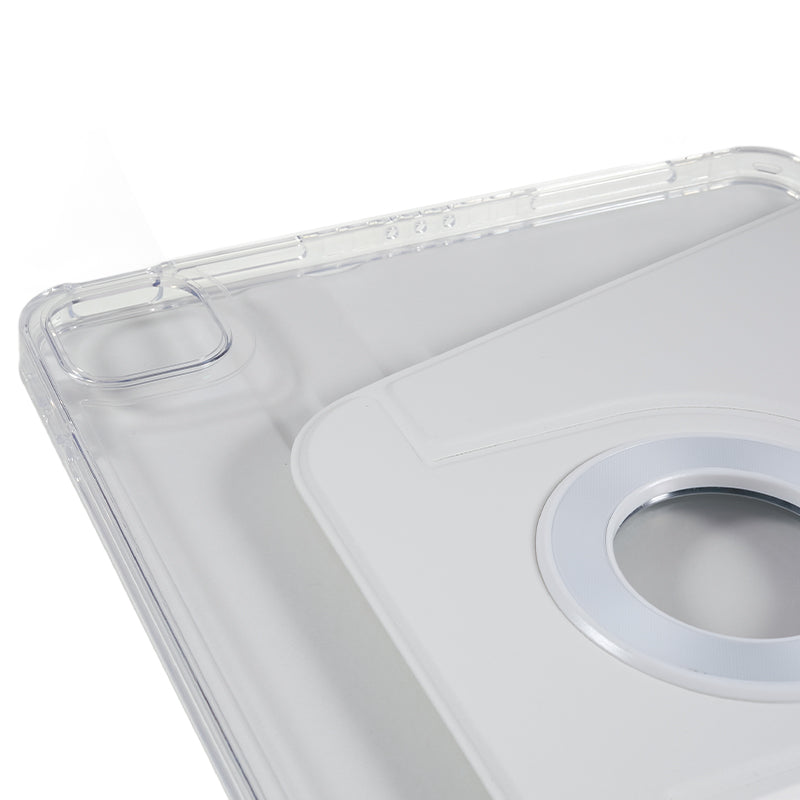 For iPad Pro 11-inch (2018) / (2020) / (2021) / (2022) / Air (2020) / (2022) Tablet Cover Rotating Stand Magnetic Detachable PU Leather Case