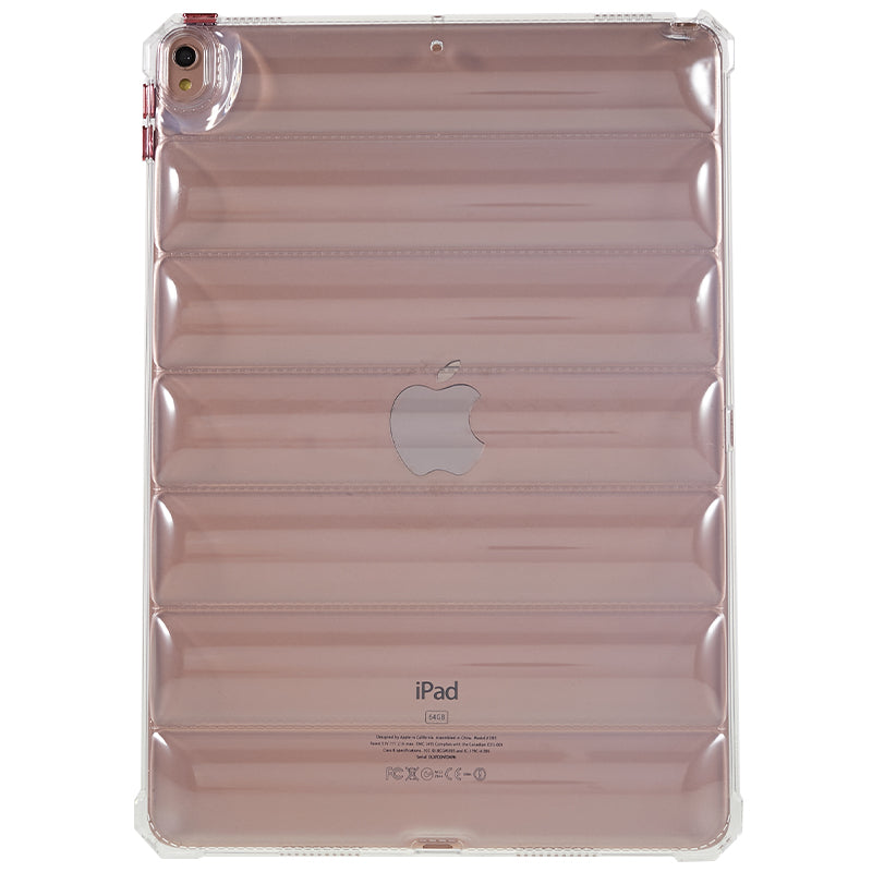 For iPad Air 10.5 inch (2019) / Pro 10.5-inch (2017) Anti-drop Tablet Case Airbag Down Jacket Design Clear TPU Cover