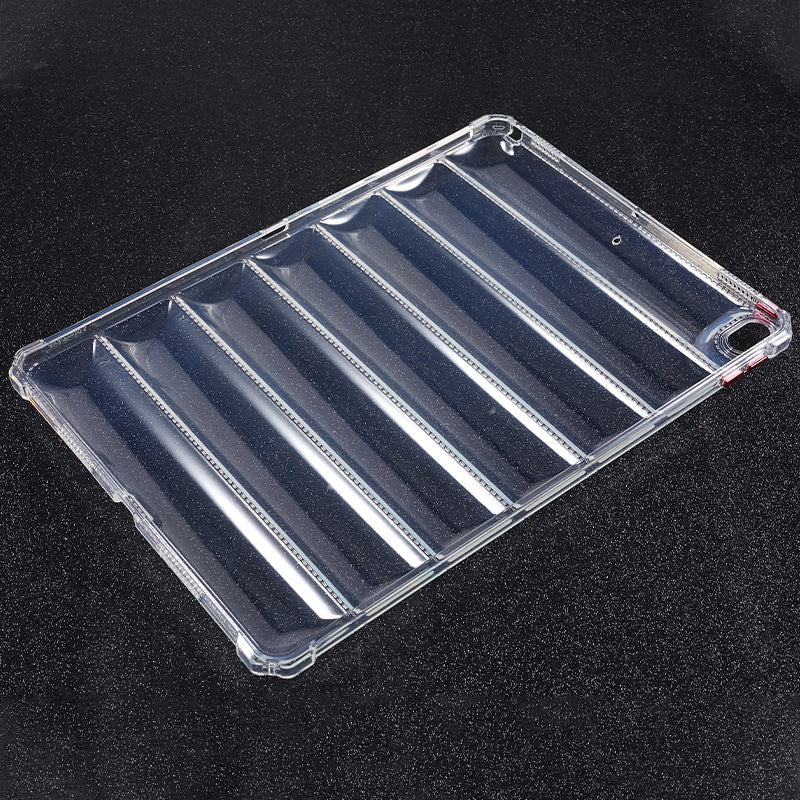 For iPad Air 10.5 inch (2019) / Pro 10.5-inch (2017) Anti-drop Tablet Case Airbag Down Jacket Design Clear TPU Cover