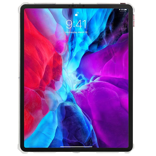 For iPad Pro 12.9 (2020) / (2021) / (2022) Tablet Case Airbag Down Jacket Design Clear TPU Tablet Cover