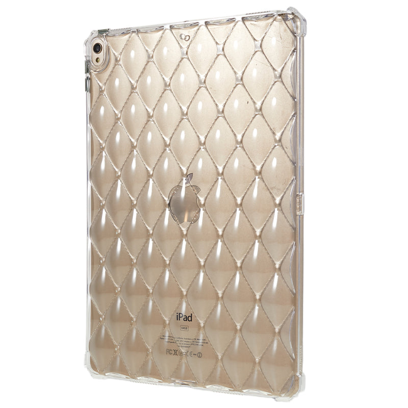 For iPad Air 10.5 inch (2019) / Pro 10.5-inch (2017) Airbag Diamond Texture Tablet Cover TPU Clear Drop-proof Case