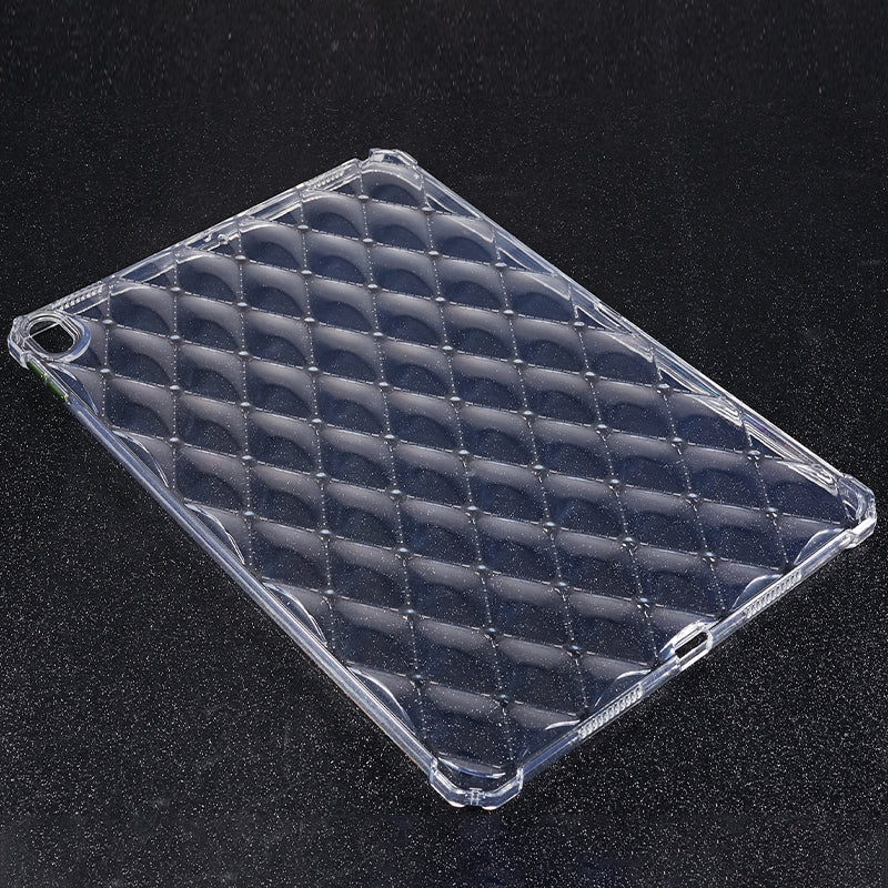 For iPad Air 10.5 inch (2019) / Pro 10.5-inch (2017) Airbag Diamond Texture Tablet Cover TPU Clear Drop-proof Case