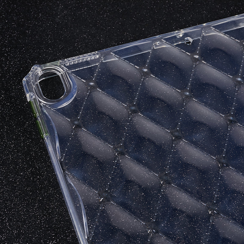 For iPad Air 10.5 inch (2019) / Pro 10.5-inch (2017) Airbag Diamond Texture Tablet Cover TPU Clear Drop-proof Case