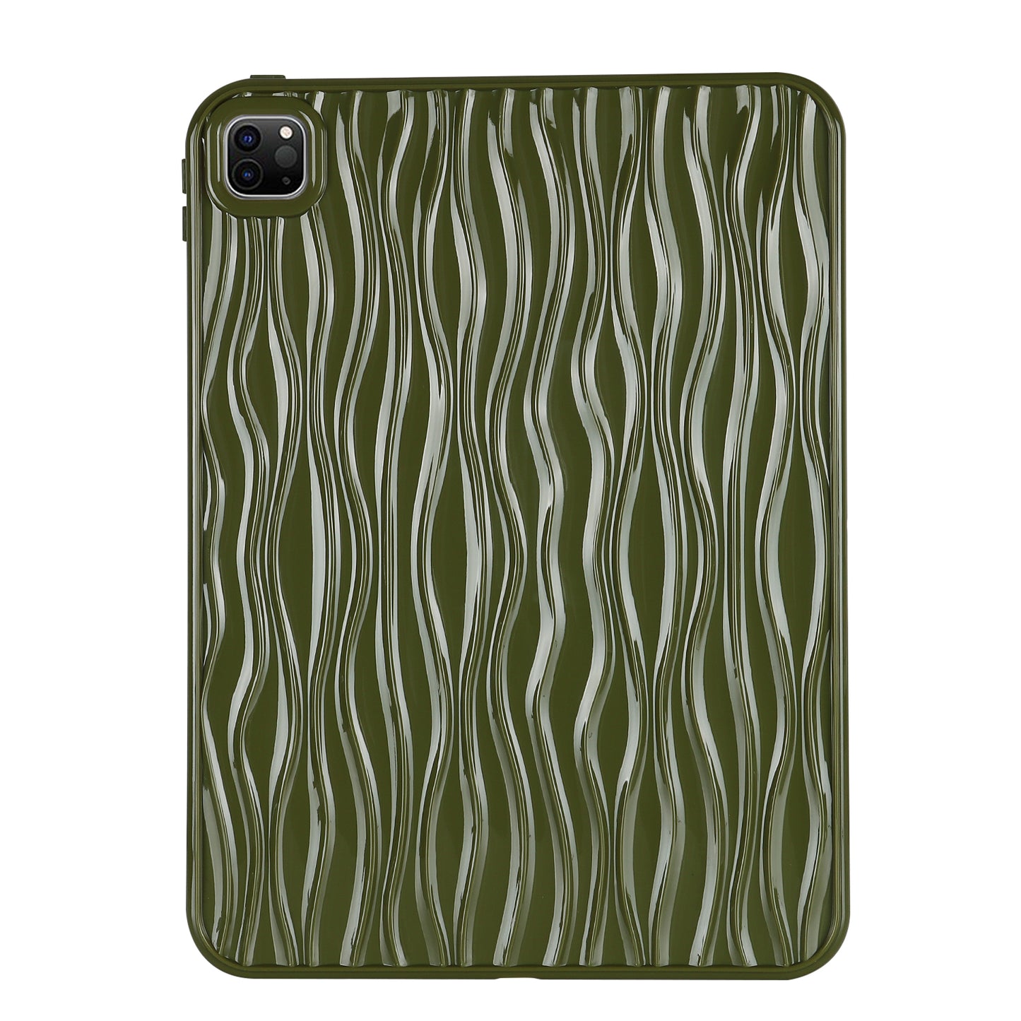 For iPad Pro 11 (2020) / (2021) / (2022) Soft TPU Tablet Case Wave Texture Anti-scratch Tablet Cover