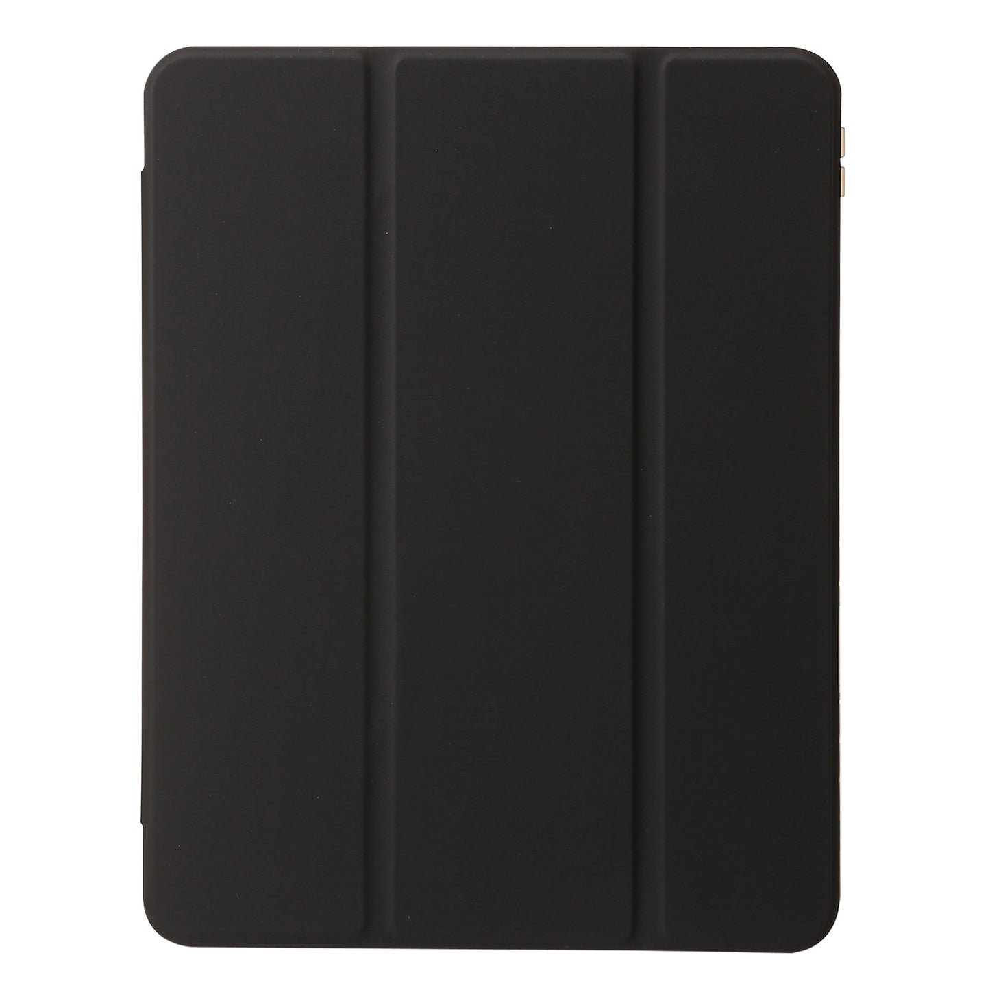 For iPad 10.9 (2022) Tri-fold Stand Smart Case PU Leather Transparent Acrylic+TPU Tablet Cover