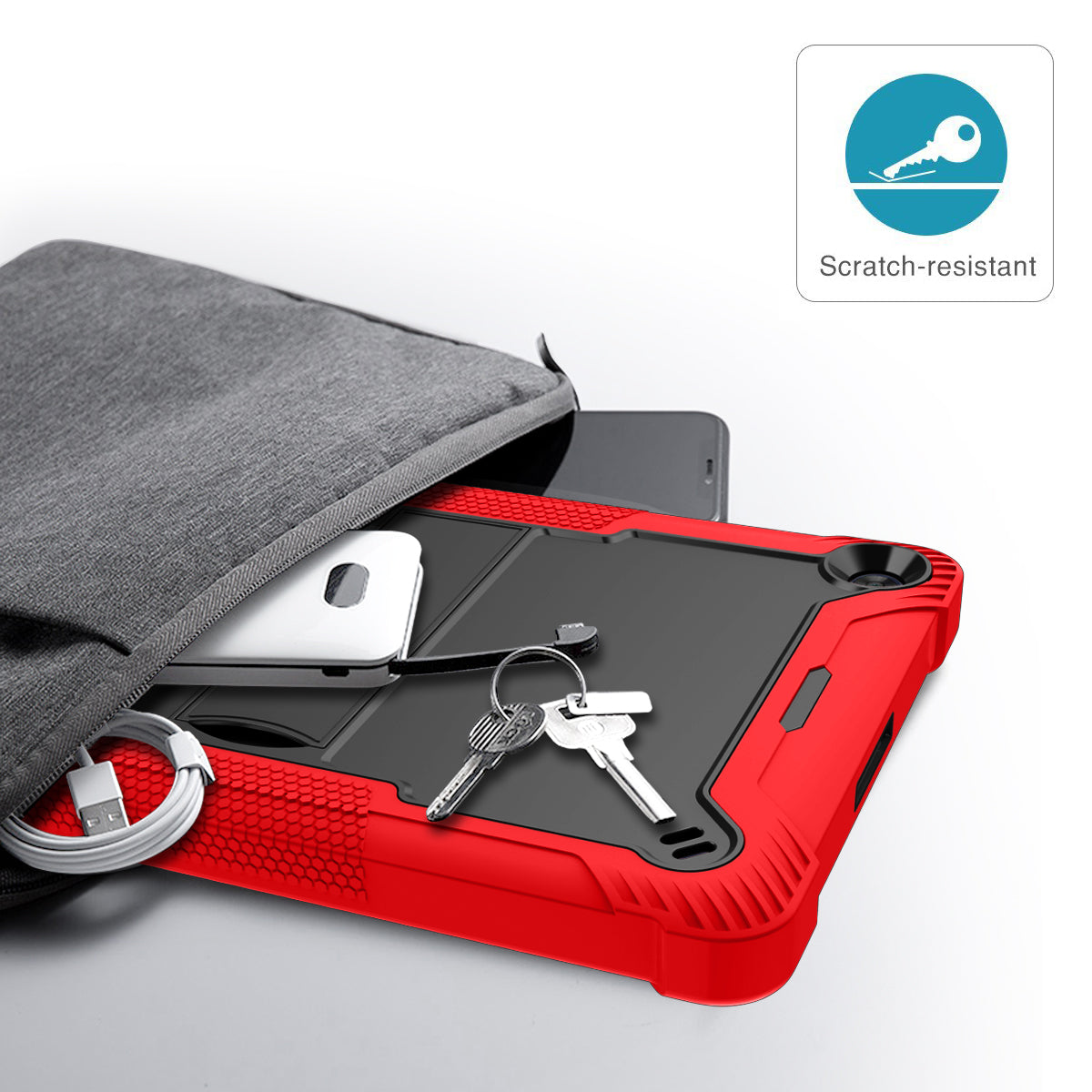 For Huawei MatePad T 10S 10.1 inch / T 10 9.7 inch Shockproof Tablet Shell Kickstand Silicone + PC Dustproof Cover Case