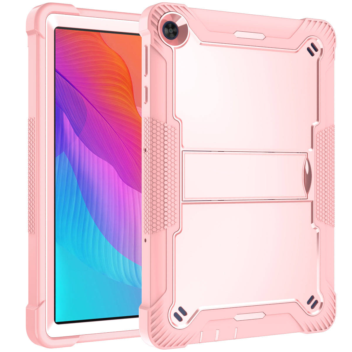 For Huawei MatePad T 10S 10.1 inch / T 10 9.7 inch Shockproof Tablet Shell Kickstand Silicone + PC Dustproof Cover Case