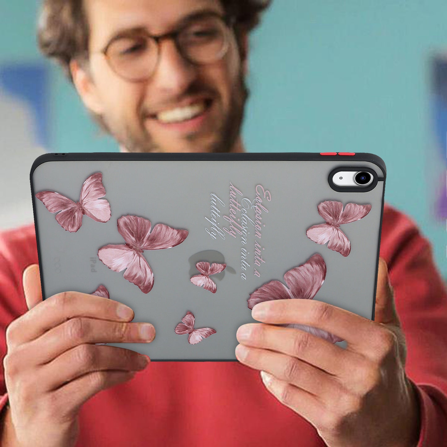 For iPad 10.9 (2022) Soft TPU Tablet Case Pattern Printing Skin-touch Back Cover