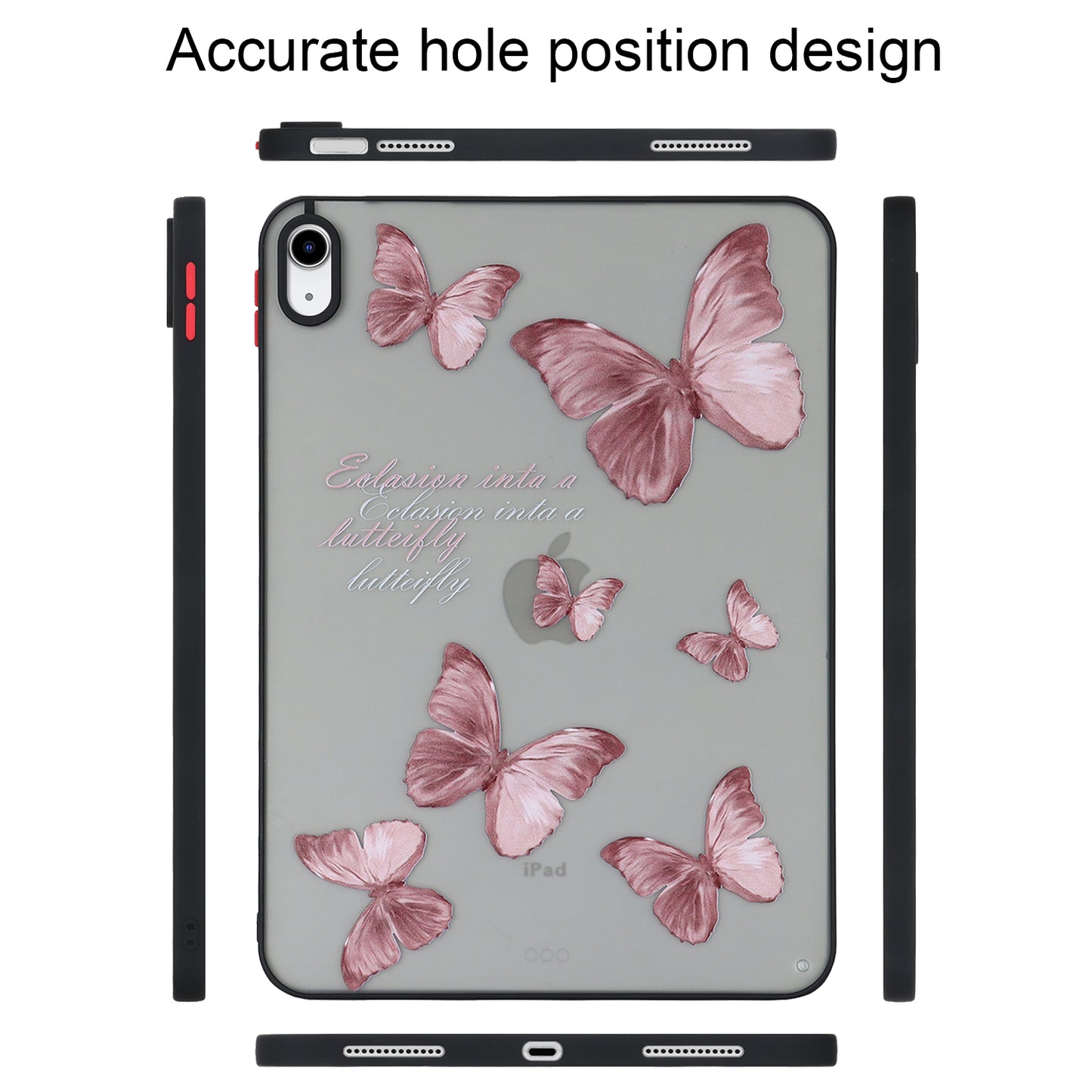 For iPad 10.9 (2022) Soft TPU Tablet Case Pattern Printing Skin-touch Back Cover