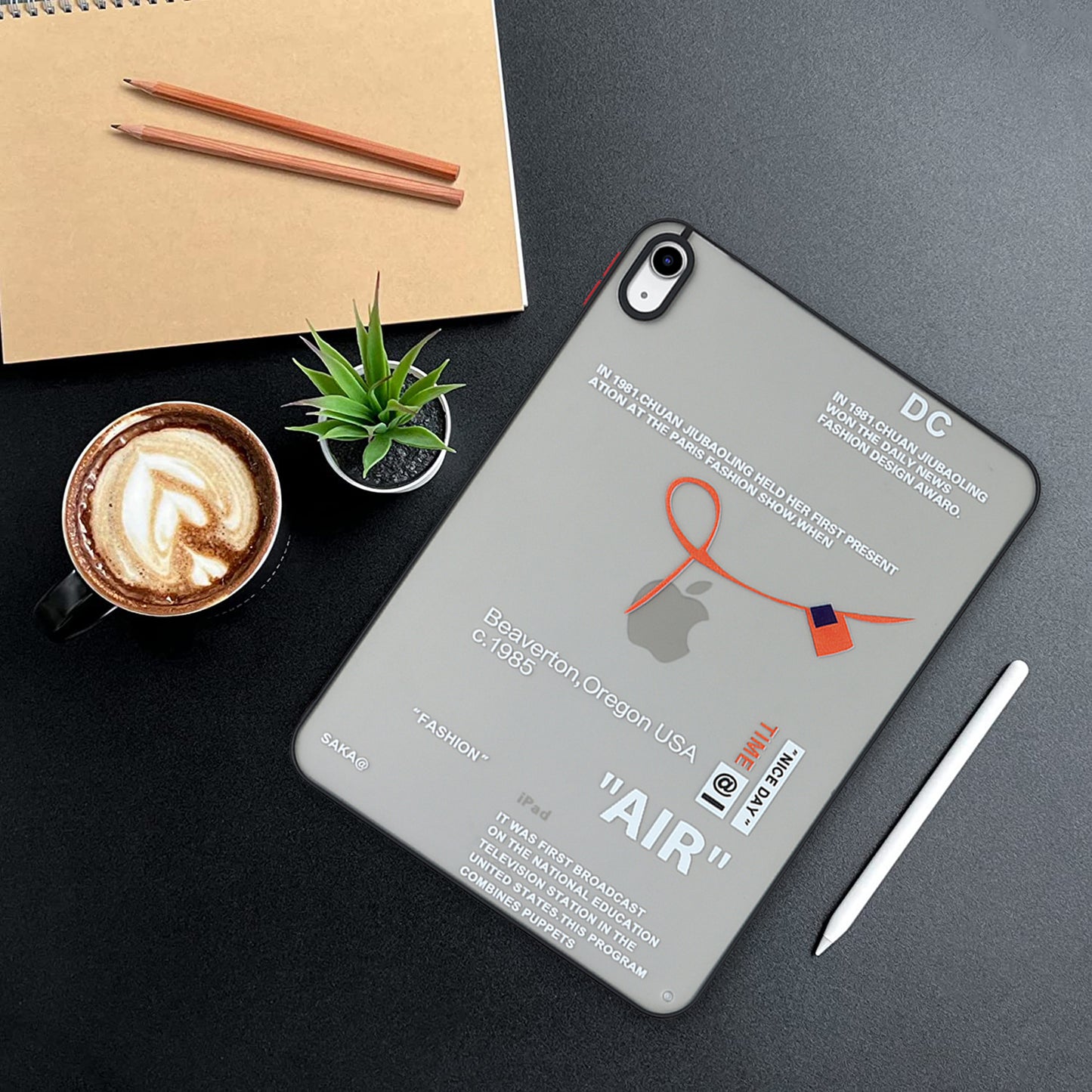 For iPad 10.9 (2022) Soft TPU Tablet Case Pattern Printing Skin-touch Back Cover