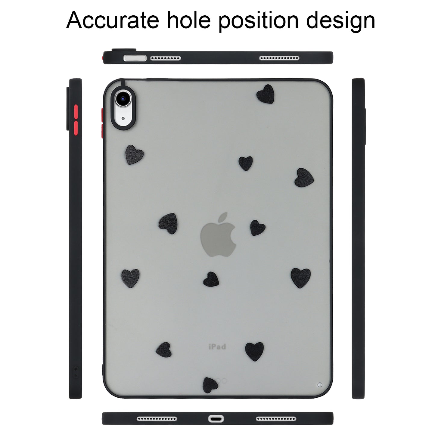 For iPad 10.9 (2022) Soft TPU Tablet Case Pattern Printing Skin-touch Back Cover