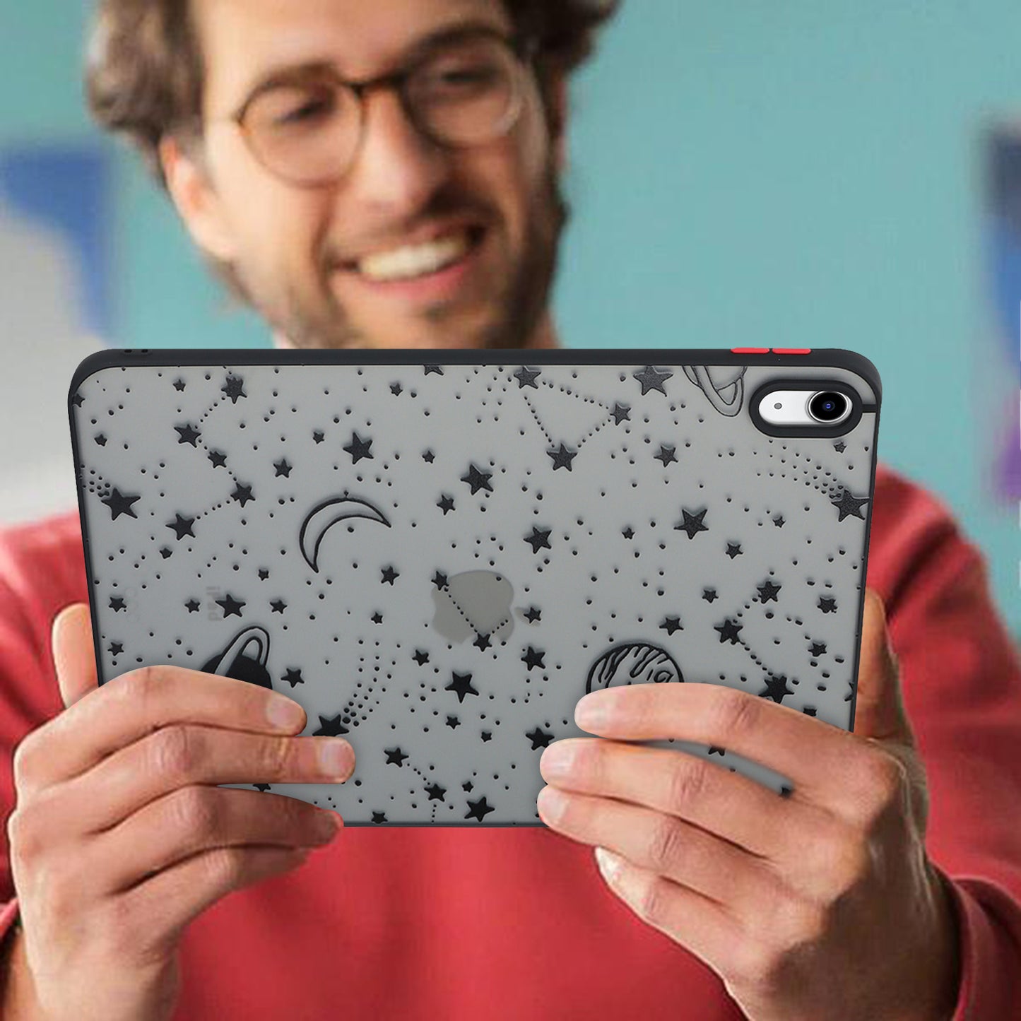 For iPad 10.9 (2022) Soft TPU Tablet Case Pattern Printing Skin-touch Back Cover