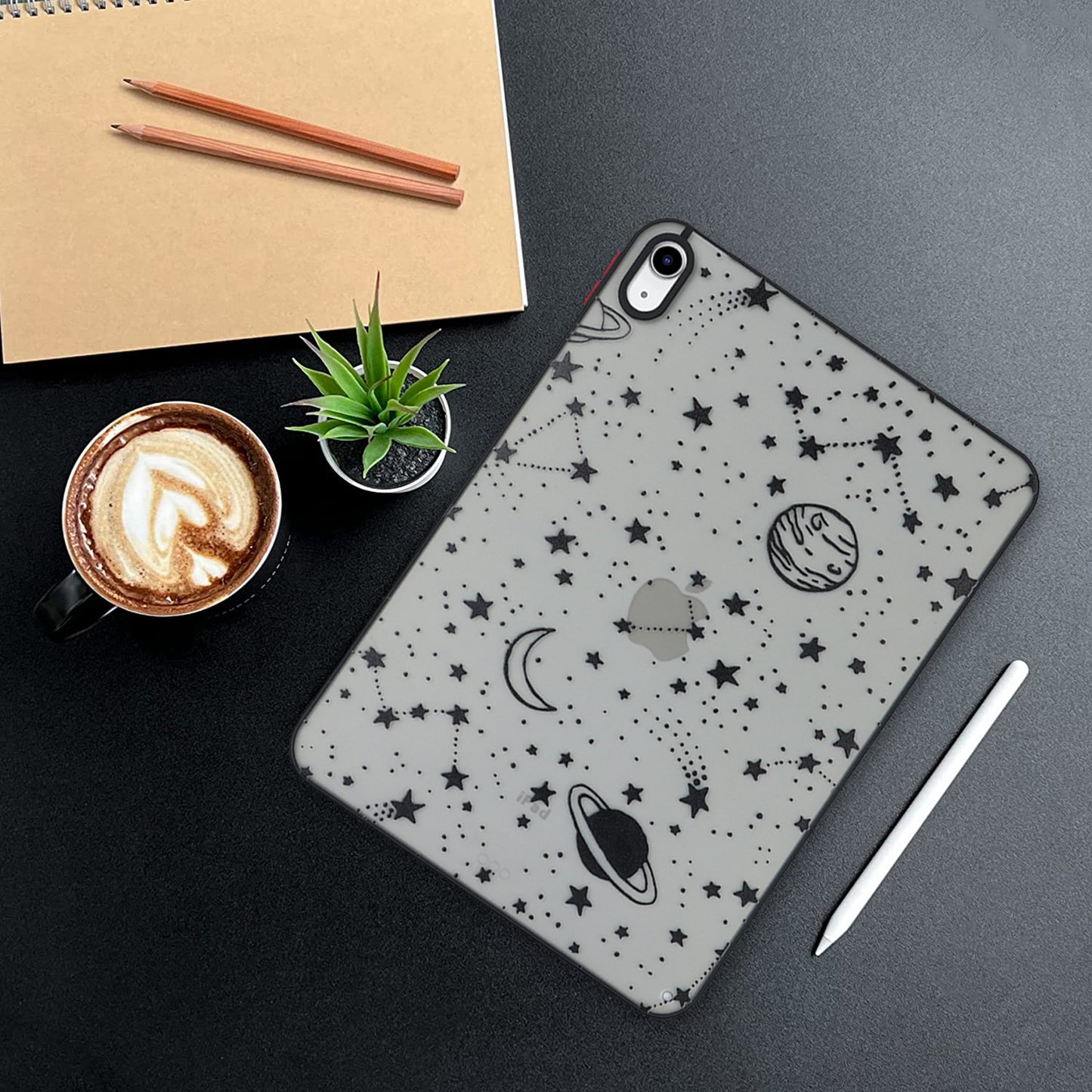 For iPad 10.9 (2022) Soft TPU Tablet Case Pattern Printing Skin-touch Back Cover