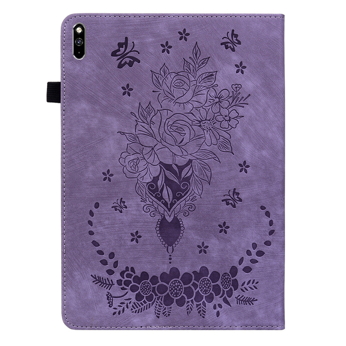 For Huawei MatePad Pro 10.8 (2021) Imprinted Stand PU Leather Tablet Cover Protective Case