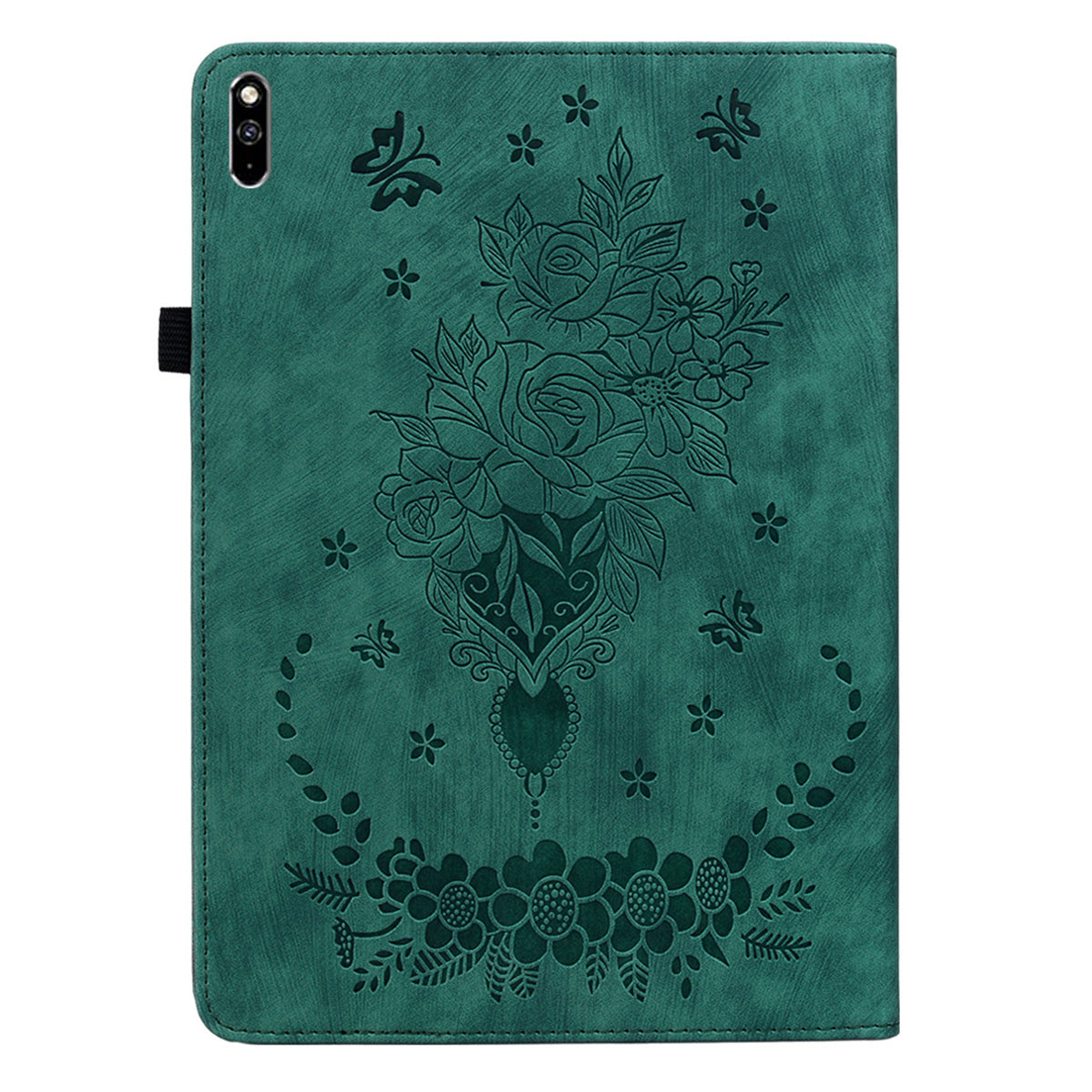 For Huawei MatePad Pro 10.8 (2021) Imprinted Stand PU Leather Tablet Cover Protective Case