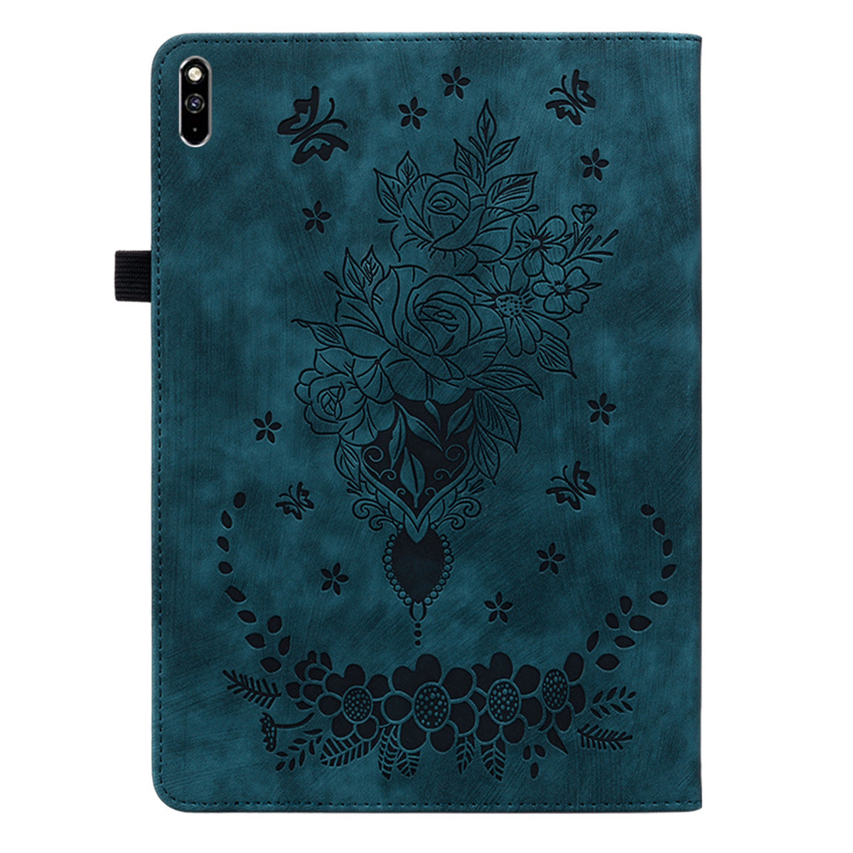 For Huawei MatePad Pro 10.8 (2021) Imprinted Stand PU Leather Tablet Cover Protective Case