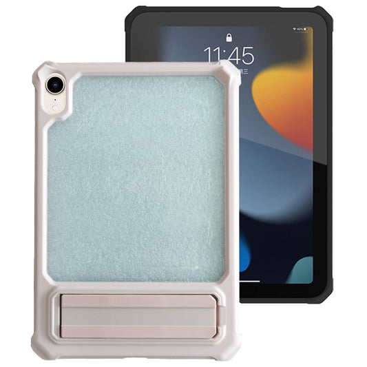 For iPad mini (2021) TPU+PC Tablet Case Air Cushion Protective Kickstand Cover with Pencil Holder