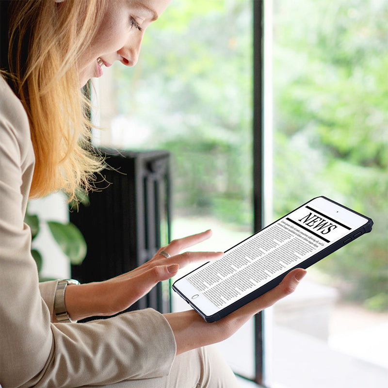 For iPad mini (2021) TPU+PC Tablet Case Air Cushion Protective Kickstand Cover with Pencil Holder