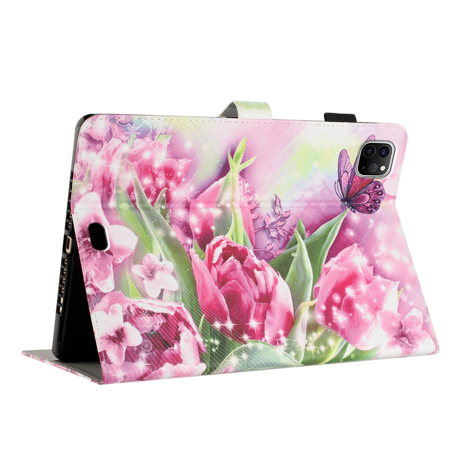 For iPad Pro 11-inch (2018) / (2020) / (2021) / (2022) Shockproof Tablet Case Pattern Printing PU Leather Flip Cover