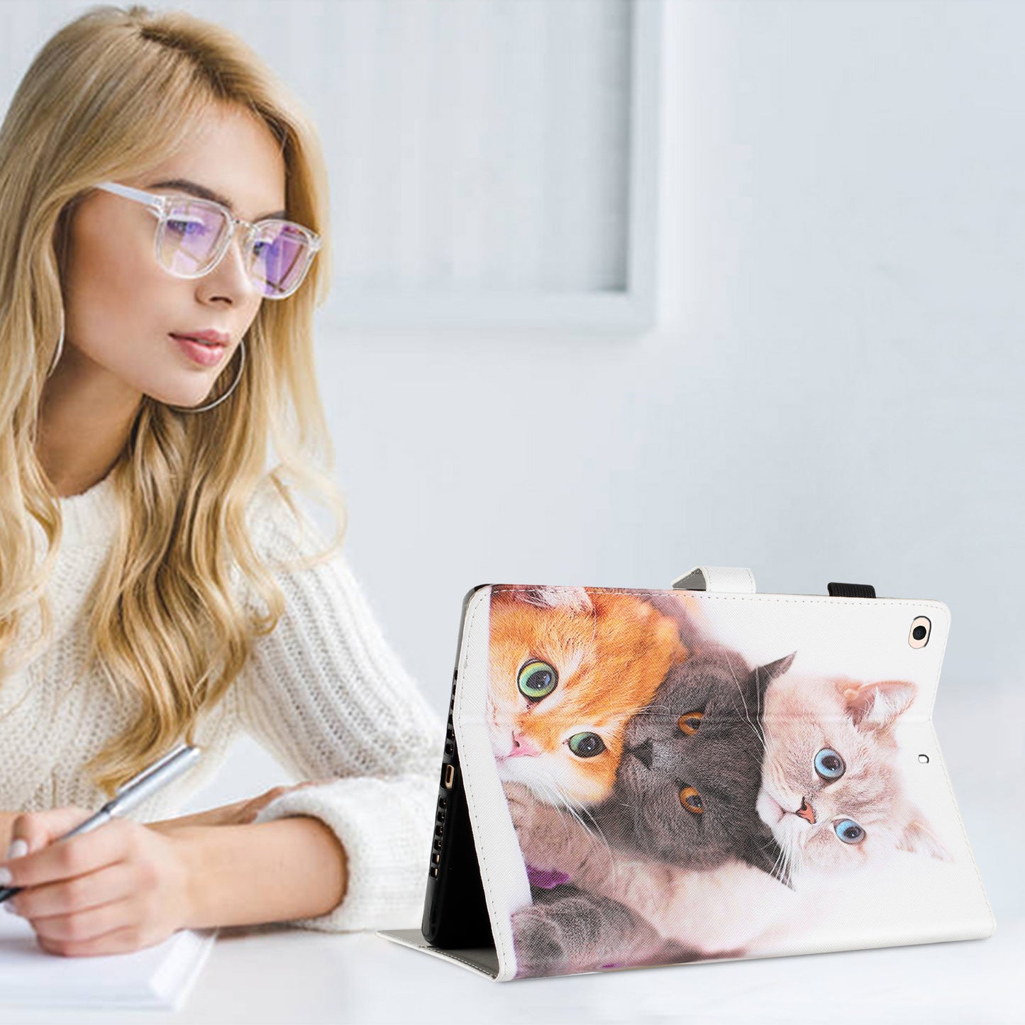 For iPad Mini / Mini 2 / mini 3 / mini 4 / mini (2019) 7.9 inch Pattern Printing Tablet Case Anti-Drop PU Leather Flip Cover