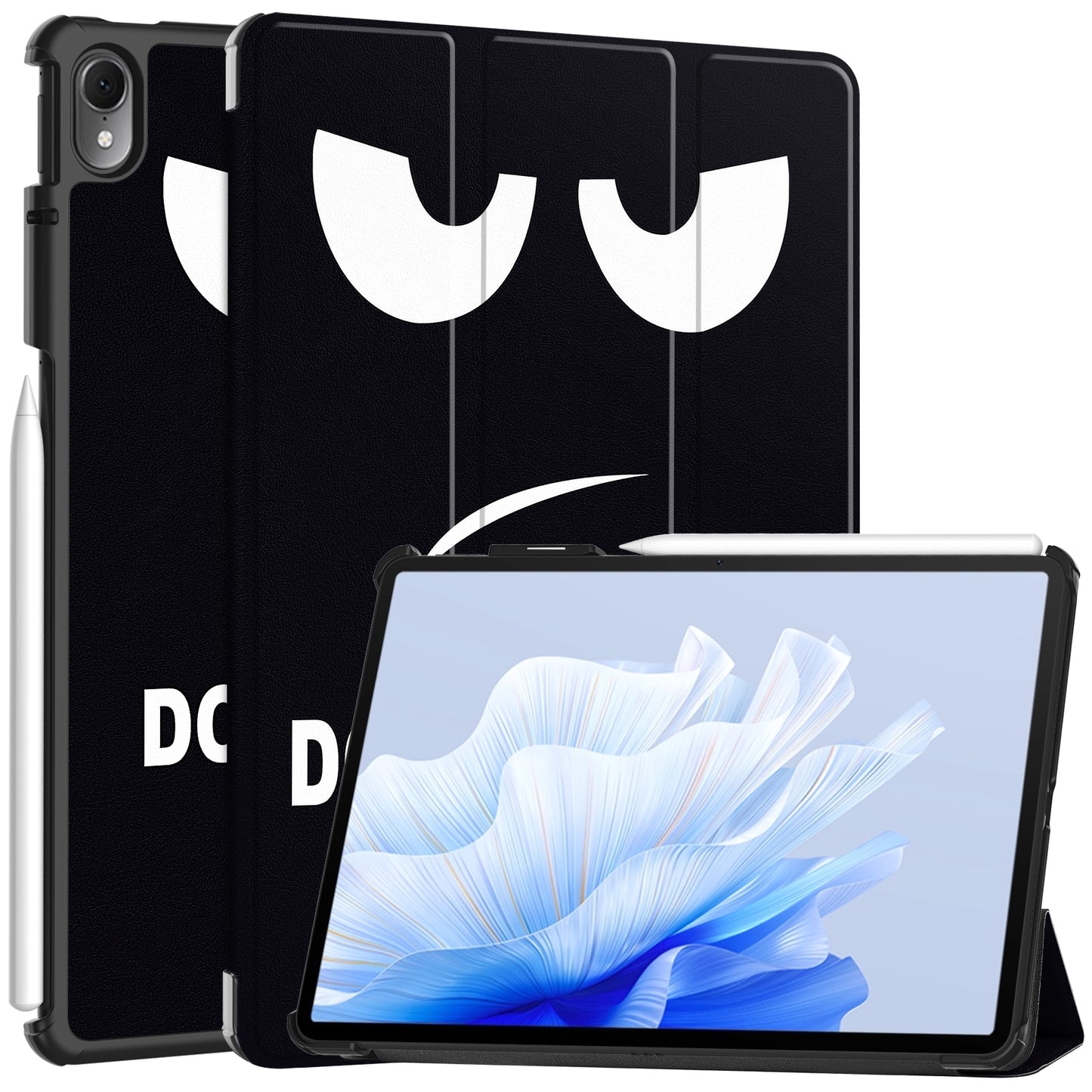 For Huawei MatePad Air 11.5 inch (2023) Auto Wake / Sleep Trifold Stand Tablet Case PU Leather Pattern Printed Cover