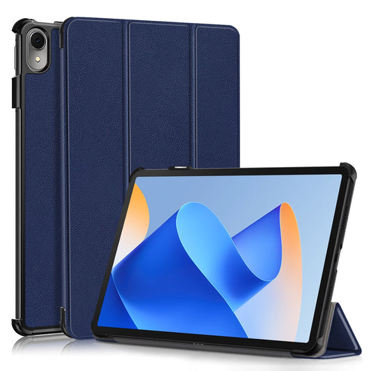 For Huawei MatePad 11 (2023) Tri-fold Stand Tablet Case PU Leather Tablet Cover with Auto Wake / Sleep