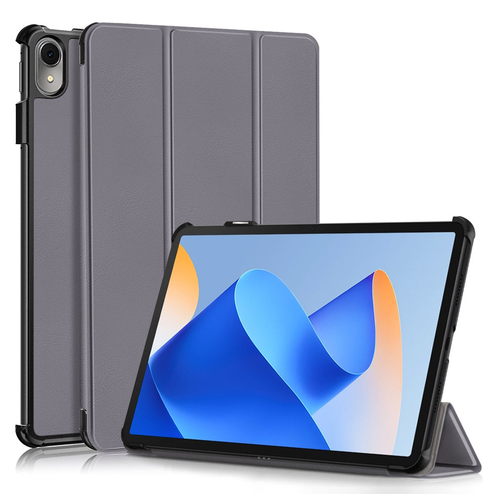 For Huawei MatePad 11 (2023) Tri-fold Stand Tablet Case PU Leather Tablet Cover with Auto Wake / Sleep