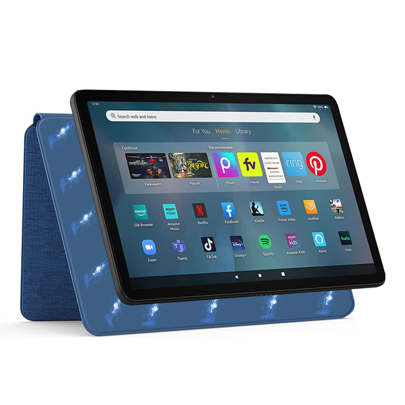 For Amazon Fire Max 11 Magnetic Tablet Case Shockproof PU Leather+PC Cover with Stand