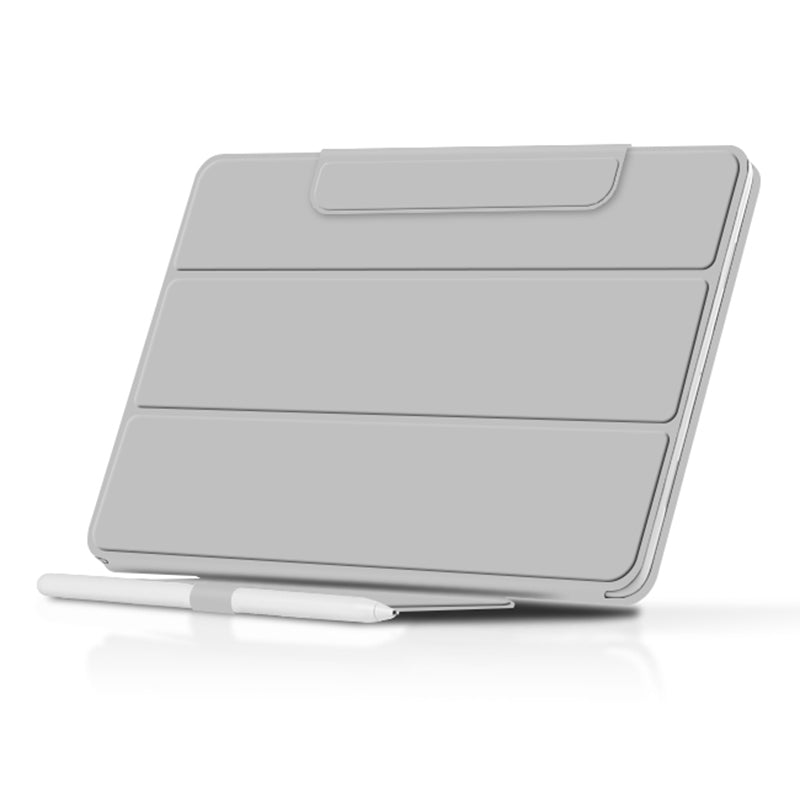 For Google Pixel Tablet Tri-fold Stand Cover PU Leather Magnetic Attachment Tablet Case