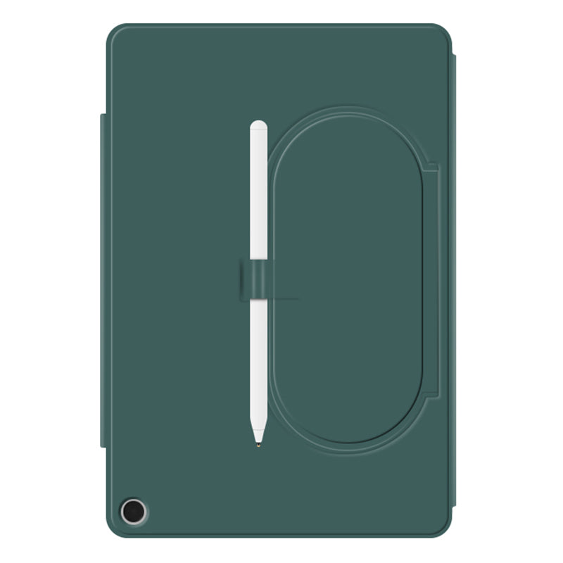 For Google Pixel Tablet Tri-fold Stand Cover PU Leather Magnetic Attachment Tablet Case