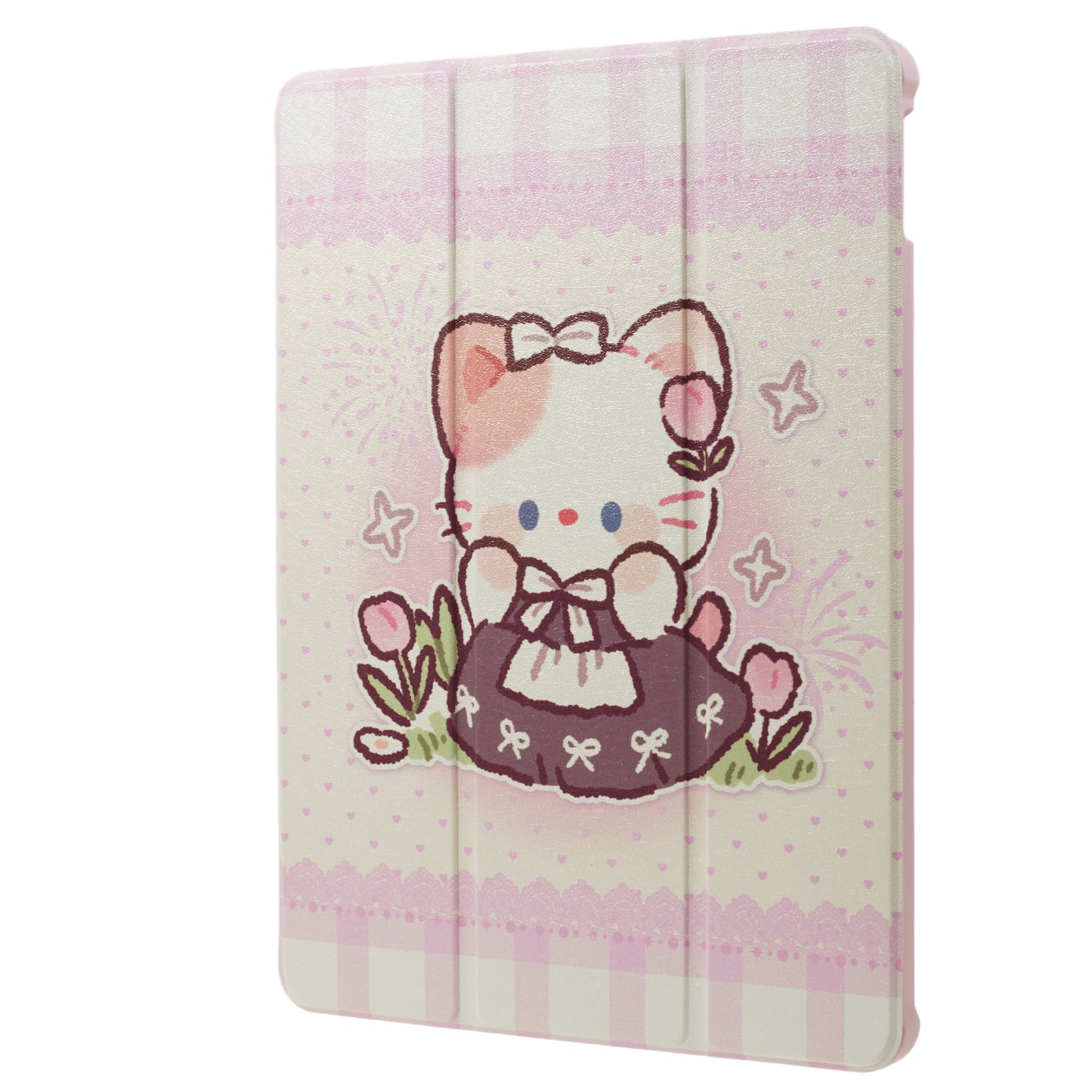 For iPad 10.2 (2021) / (2019) / (2020) / iPad Pro 10.5-inch (2017) Anti-Drop Tablet Case Pattern Printed Leather Cover with Pencil Slot