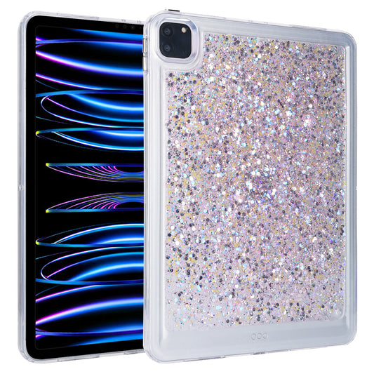 For iPad Pro 11 (2018) / (2020) / (2021) / (2022) Glitter Tablet Case TPU + PC Protective Tablet Cover