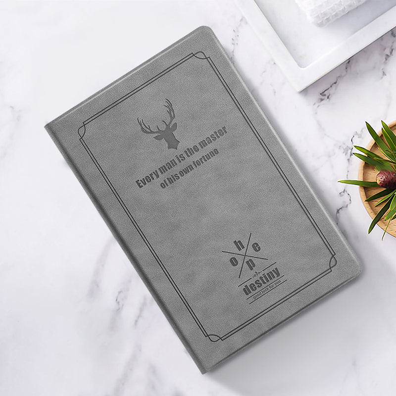 For Huawei Qingyun C7 Deer Pattern Tablet Case PU Leather + TPU Soft Grip Shockproof Stand Cover