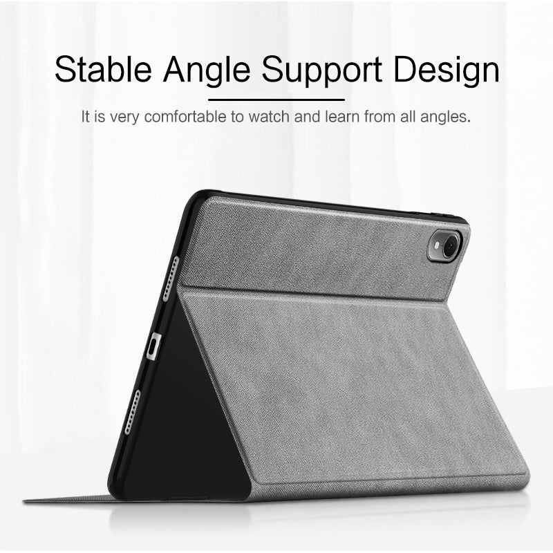 For Huawei Qingyun C7 Deer Pattern Tablet Case PU Leather + TPU Soft Grip Shockproof Stand Cover